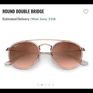 ROSE GOLD PINK RAY BANS